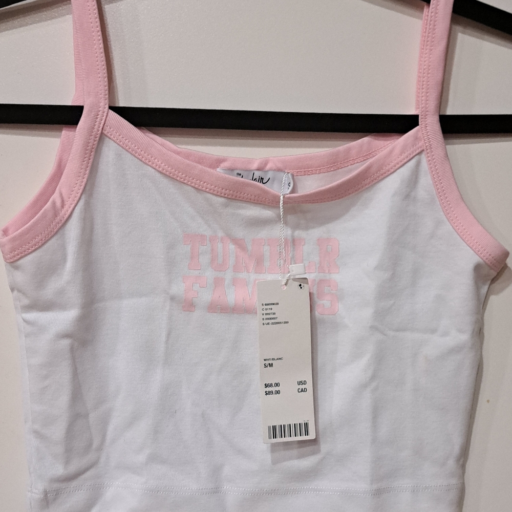Mayfair Group UO Camo Joggers and Pink Trim Crop Top Set Size S/M NWT $108 &$68 - Picture 7 of 10